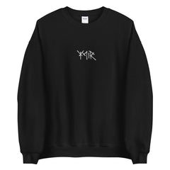 Ymir-logo-crewneck-black